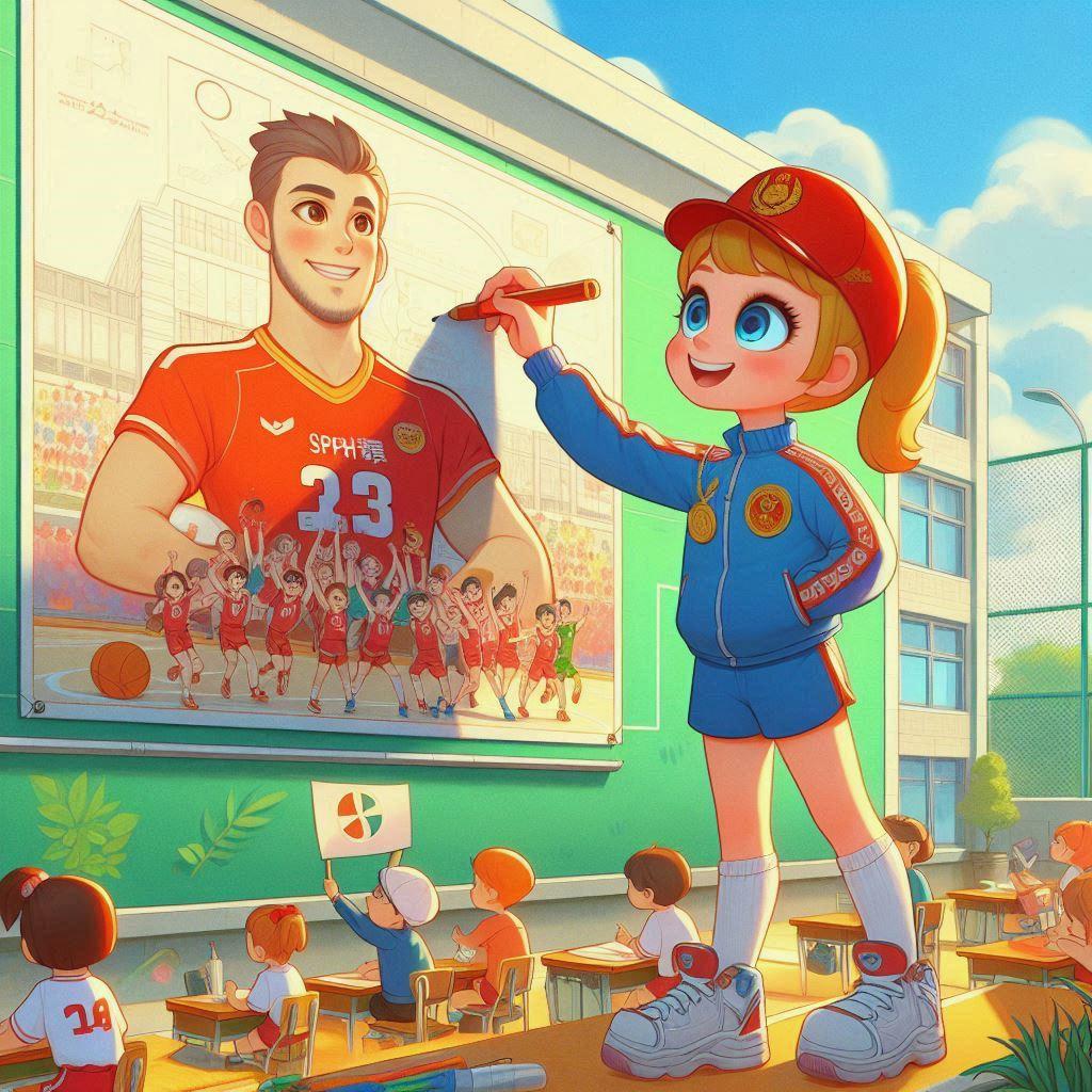 🏫 Сочинение по картине Сайкиной «Детская спортивная школа»: 🎨 Основные элементы и их значение